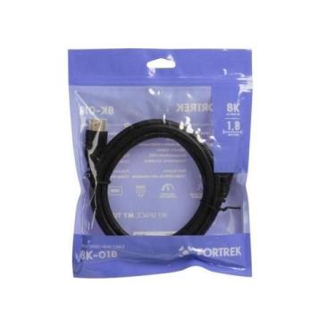 Imagem de Cabo Fortrek Hdmi 1,8M 2.1 8K 8K-018