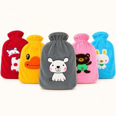 Imagem de Kit 2 Bolsas Térmicas Água Quente e Fria Vermelha com Capa Infantil Ma