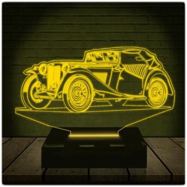 Imagem de Luminária Led Abajur  3D  Carro 6 - Rb Criações