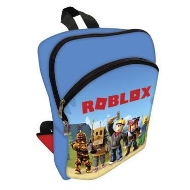 Mochila Escolar Bolsa Infantil Roblox Jogo Meninos Costas em Promoção na  Americanas