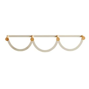 Imagem de KIZQYN Ganchos para casaco, cabide de casaco perfurado de parede, armário de sala de estar de quarto de casa simples, gancho de casaco de pendurar na parede Rack de casaco montado na parede