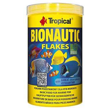 Imagem de Tropical Ração Para Peixes Marinhos Bionautic Flakes 200G 1000Ml Para Peixes