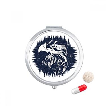 Imagem de Eagle Forest Stars Caixa de armazenamento de remédios com estampa de arte