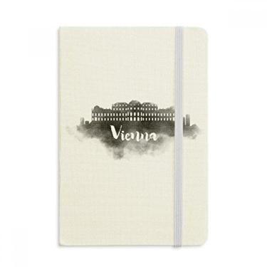Imagem de Caderno de cidade de Viena, Áustria, com tinta de tecido oficial, capa dura e diário clássico