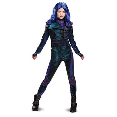 Imagem de Disguise Disney Mal Descendants 3 Deluxe Girls' Costume, Purple, Large (10-12)