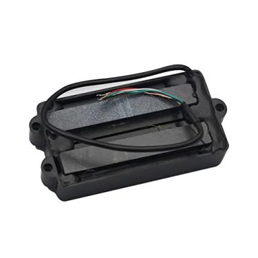 Imagem de Conjunto Humbucker de captador de baixo estilo aberto com 4 cordas captadores de pescoço captadores de guitarra baixo