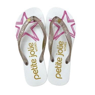 Imagem de Chinelo Petite Jolie Fresh Glitter PJ7080 Ouro Light/Estrela