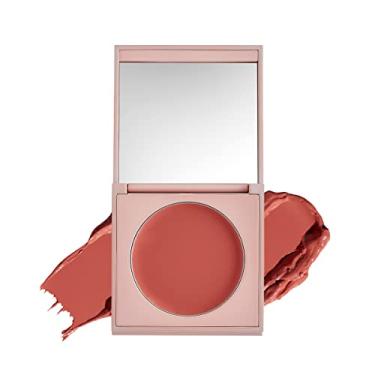 Imagem de Sigma Beauty Blush creme – Blush creme hidratante para bochechas e lábios, fórmula de brilho leve e montável com ingredientes nutritivos (Pashmina, brilho de rosa salmão)