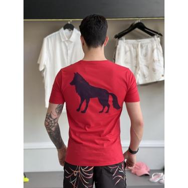 Imagem de Camiseta Acostamento Lobo nas Costa Masculino Extra Grande-Masculino