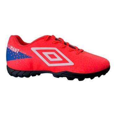 Imagem de Chuteira Society Umbro Adamant League Coral + Branca-Unissex