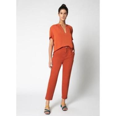 Imagem de Calça Color X Fit Baggy Telha 36-Feminino