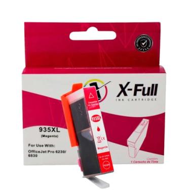 Imagem de Cartucho de Tinta Compatível para 934xl 935xl Marca X-Full para Impressora 6230 6830 (Magenta, 16 ml)
