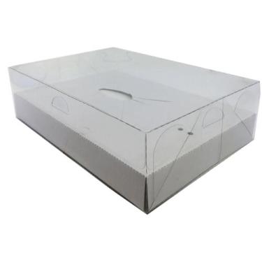 Imagem de 10 Caixas Para Ovo De Colher 350G, Em Acetato, Páscoa - Embala Cristal