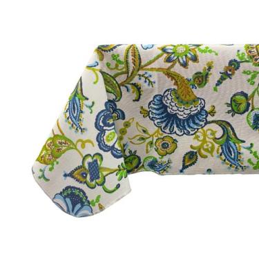 Imagem de Toalha de Mesa Quadrada Estampa Floral Flores 1,40 x 1,40 - Millenia, 