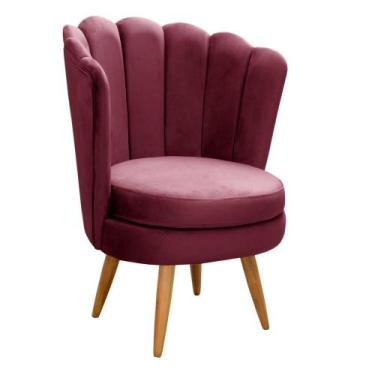 Imagem de Poltrona Decorativa Pétala Flor Girassol Moderna Pé Fixo - Bella Decor