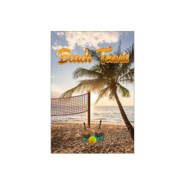 Imagem de Painel De Festa Vertical 1,50 x 2,20 - Esporte Beach Tennis Areia e Pa