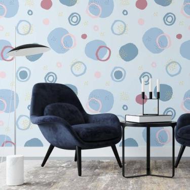 Imagem de Papel de Parede Adesivo Bolhas Artístico N02065 Rolo 0,58x3M - Adesivo