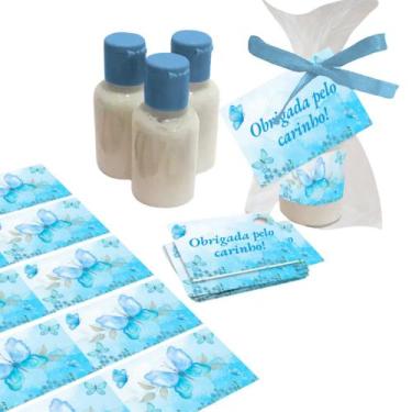 Imagem de Kit 25 Lembrancinhas Hidratantes Tema Borboleta Para Festas de 15 Anos