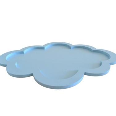 Imagem de Bandeja B098 Multi Uso Nuvem Bebê Rosa Branca Azul Verde Amarela Cinza