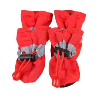 Imagem de Botas de Chuva para Cães Pequenos - 4 Peças Resistentes à Água, BR-G3,