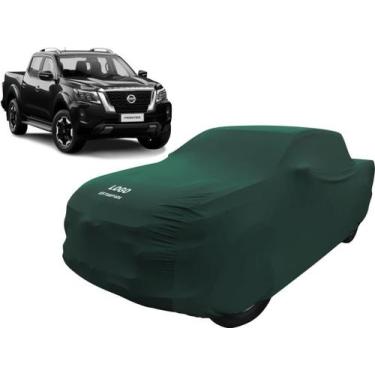 Imagem de Capa Camionete Cabine Dupla Nissan Frontier De Tecido - Mz, Verde
