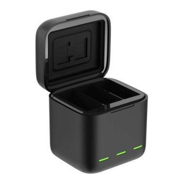 Imagem de Carregador Triplo para GoPro Hero 12 / 11 / 10 / 9 Black - Telesin Box