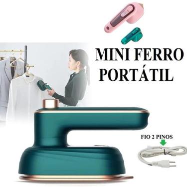 Imagem de Mini Ferro De Passar Portátil Para Viagem Cabe Na Mala Roupa - EMB-UTI