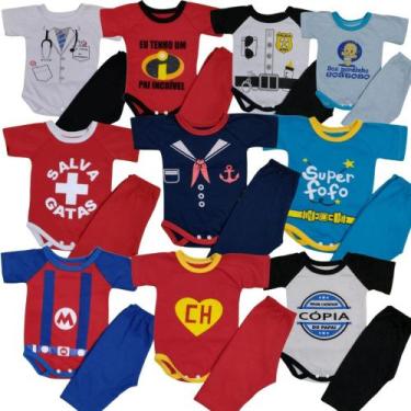 Imagem de Lote com 10 Conjuntos Personagens Divertidos  - Duda Baby Shop