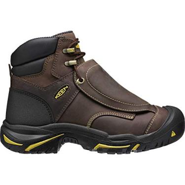 Imagem de Keen Utility - Botas de trabalho masculinas Mt Vernon 15 cm (bico de a o) MET, Cascade Brown/Black, 8