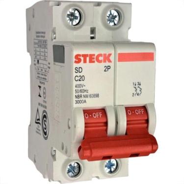 Imagem de Disjuntor Steck ''Din'' Bipolar 20A. C