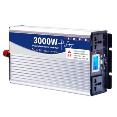 Imagem de Inversor de onda senoidal pura 3000W Power DC 12V 24V 48V 60V 72V a AC 120V 240V 50/60Hz Inverter Solar Inverter para caminhão/RV/Home/Solar System,12V to 240V