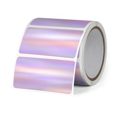 Imagem de Etiquetas Térmicas Holográficas FINDAT (5x2,5cm) - À Prova D'Água - 20