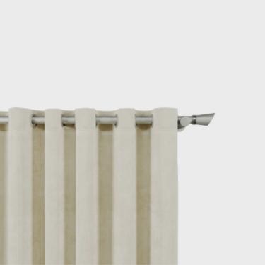Imagem de Cortina com Toque Macio 400 X 230 Cm Velus Bege