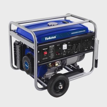 Imagem de Gerador a Gasolina 7.2kva 7200w 115/230v 60hz Mono 4 Tempos Partida Eletrica Multiuso 420cc com