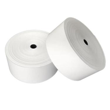 Imagem de 12 Rolos Bobina Térmica 57x300 Branca p/ Relógio Ponto / Comprovante /