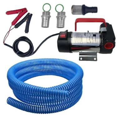 Imagem de Kit Bomba Transferência/Abastecimento Diesel 12V 40 LPM LUB-40 + Mangu