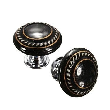 Imagem de Puxador de porta de cerâmica em formato redondo verde para quarto das crianças puxadores de decoração excelente e divertida para armário/armário/guarda-roupa/gaveta/banheiro 7 cores disponíveis