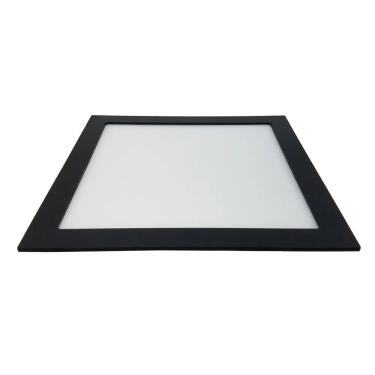 Imagem de Plafon Led Quadrado Embutir 22x22cm 18W Preto – Santa Fé | 6000K Cód. 312