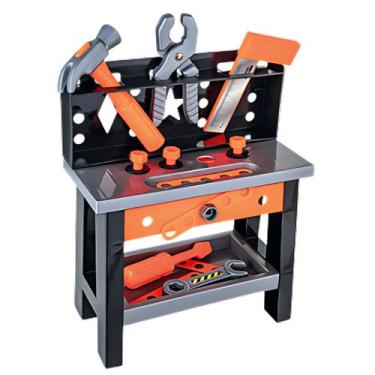 Imagem de Kit Jogo Ferramentas Com Bancada Infantil Brinquedo Pica Pau