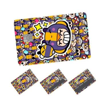 Imagem de Novos Adesivos De Cartão De Crédito Brawl Stars De Desenho Animado 4pc