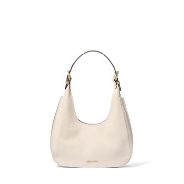 Imagem de Michael Kors Bolsa de ombro pequena Hobo Nolita, Ferragens douradas/creme claro, One Size