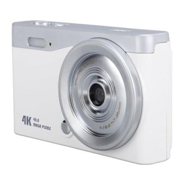 Imagem de Câmera digital HD de 2,8 polegadas para vlogging e viagens (branca)