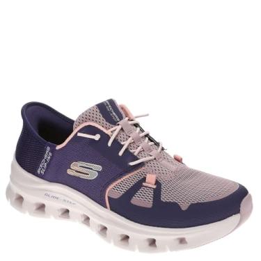 Imagem de Skechers Tênis feminino Glide Step Pro Hands Free Slip Ins, Roxo-coral, 6.5 Wide