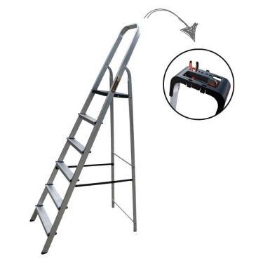 Imagem de Escada de Alumínio Doméstica com 6 Degraus ESC0026 BOTAFOGO