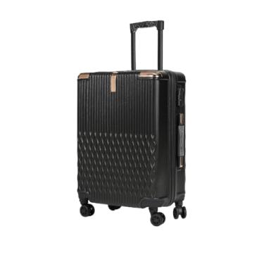 Imagem de Mala de viagem bordo BAGAGEM DE MÃO 10 kilos rodinha pequena compacta cabine padrão Anac (Preto)