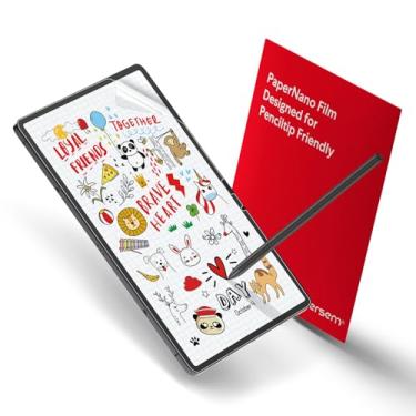 Imagem de Protetor de tela Papel para Samsung Galaxy Tab S9 FE / S9 / S8 / S7 protetor de tela de 11 polegadas, protetor de tela Paper Tab S7 fosco antirreflexo com kit de instalação fácil de escrever e desenhar como no papel
