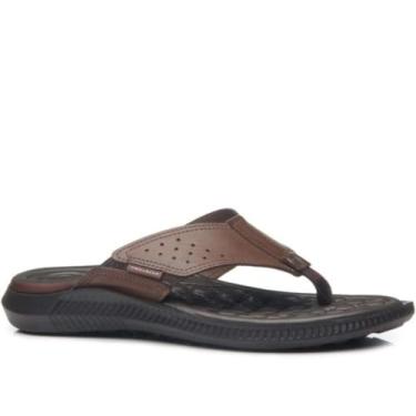 Imagem de Chinelo Masculino Pegada Tropical Marrom/preto - 43