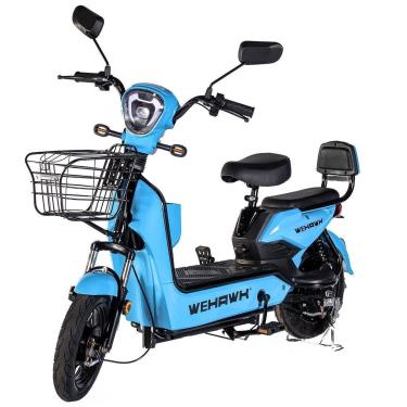 Imagem de Bicicleta Elétrica 500W WeHawk Basket Autonomia 40Km Autopropelido-Unissex
