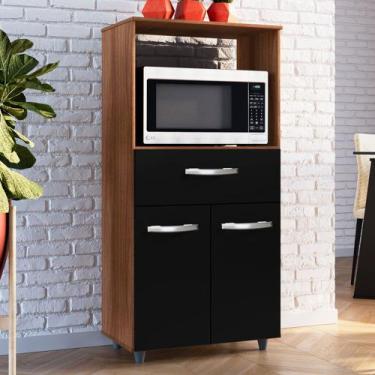 Imagem de Balcao Multiuso Com Nicho 2 Portas 1 Gaveta Luna - SSX Multicoisas - M