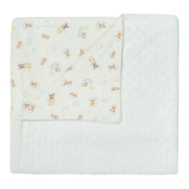 Imagem de Cobertor Bebê Fleece 3D Fun Noite Estrelada Off White - Hug